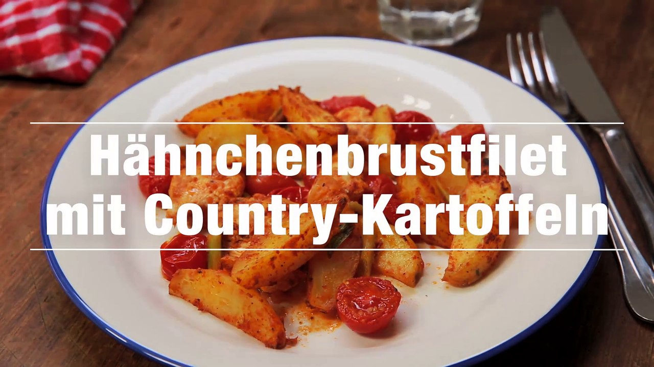 Hähnchenbrustfilet mit Country Kartoffeln Rezept
