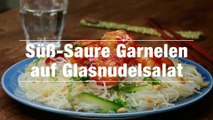 Süß Saure Garnelen auf Glasnudelsalat Rezept