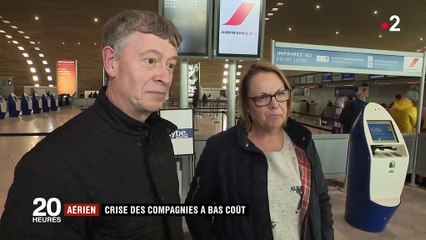 Aérien : la crise des compagnies à bas coût