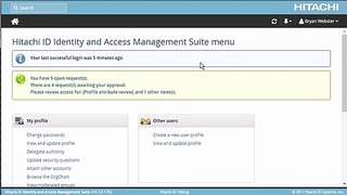 Hitachi ID Identity Manager 11.0 - Request access for a new contractor