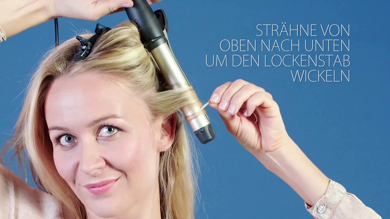 Frisurentrends Beauty - Tutorial: Lässige Wellenfrisur