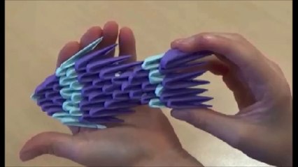 Club origami : réaliser un poisson en origami modulaire