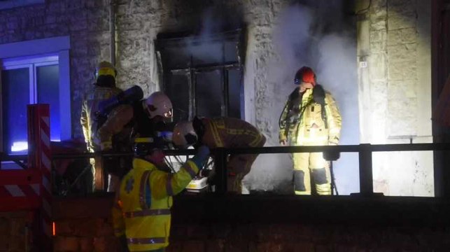 Viroinval: violent incendie à Nismes, un chien sauvé