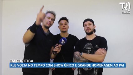 KLB volta no tempo com show único e grande homenagem ao pai