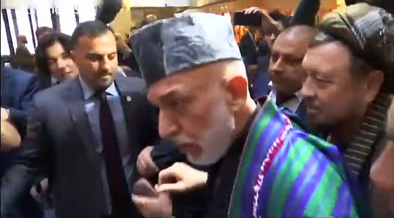محادثات بحضور رئيس أفغانستان السابق وقيادة طالبان في موسكو