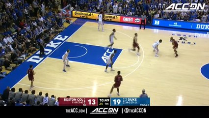 Boston College vs. Duke Basketball Highlights (2018-19)