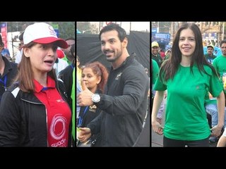 Bollywood Celebrities at the Mumbai Marathon