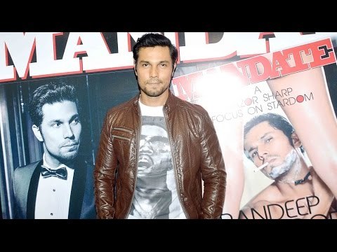 Randeep Hooda Unveils The New Cover Of MANDATE Magazine