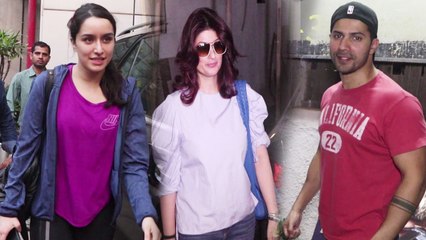 Varun Dhawan, Shraddha Kapoor & Twinkle Khanna spotted here! Check out this video | FilmiBeat