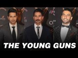 Varun, Shahid & Ranveer At The Red Carpet Of Stardust Awards 2015