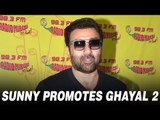 Sunny Deol Talks About His Directorial Ghayal 2 At A Radio Station