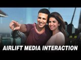 Akshay Kumar And Nimrat Kaur Attend A Press Conference For Airlift