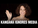 Kangana Ranaut Avoids Interaction With Media At Thithi Screening | Kangna Ranaut | Kannada Movie