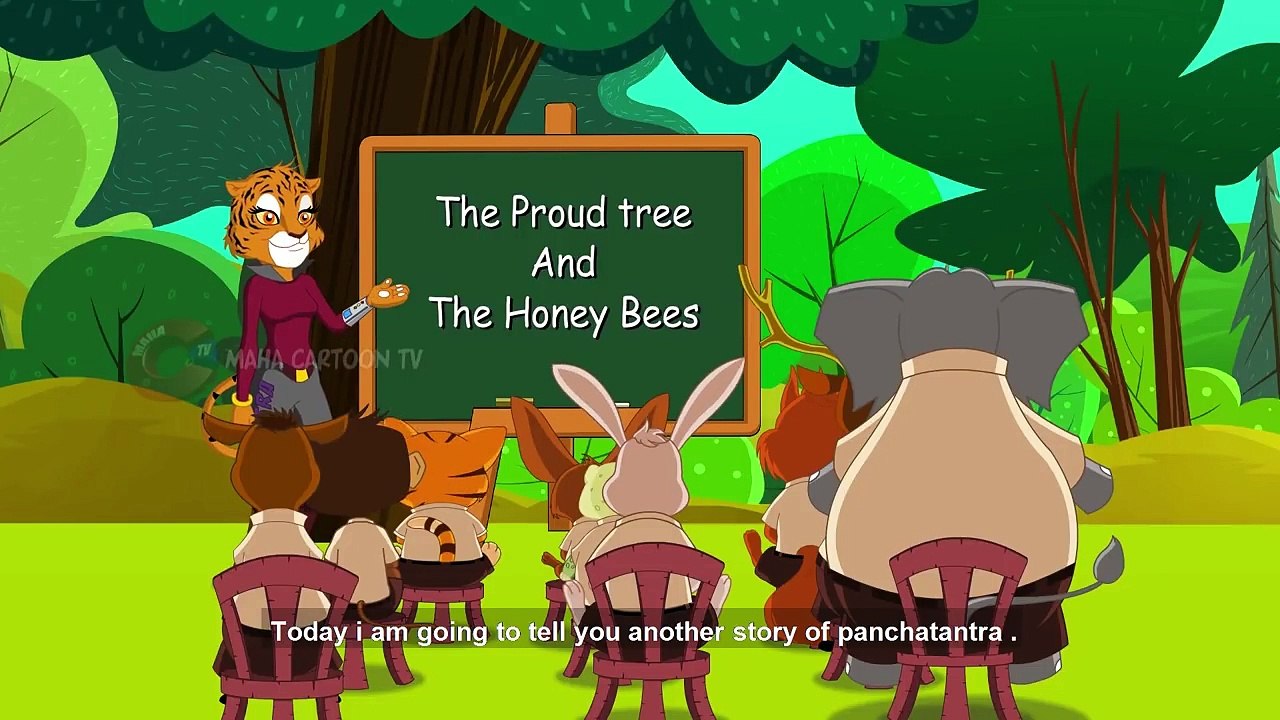 The Proud Tree and the Goodness Honey Bees | Panchatantra English Moral Stories For Kids | Aesop Fables