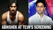 Abhishek & Kunal Watch Te3n's Screening | Vidya Balan | Amitabh Bachchan