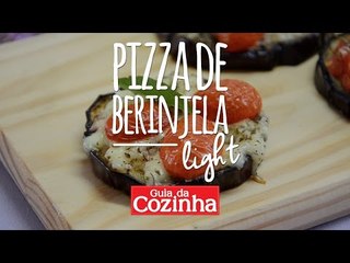 Receita: Pizza de Berinjela Light