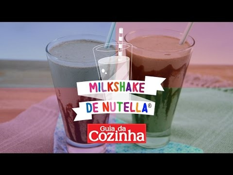 Receita: Milk Shake de Nutella®