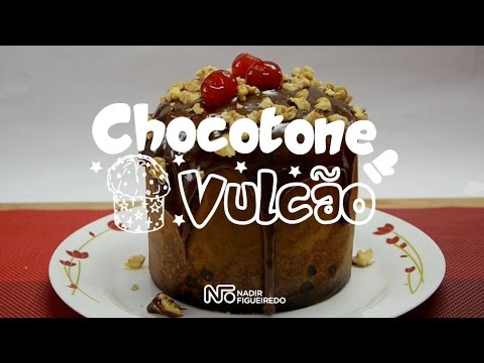Receita: Chocotone Vulcão