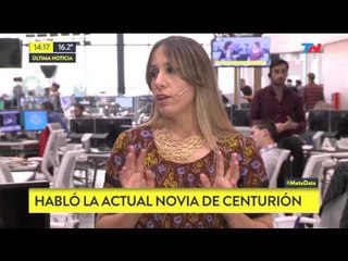 La novia de Centurión mostró los chats de la ex