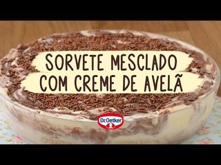 Receita: Sorvete Mesclado com Creme de Avelã