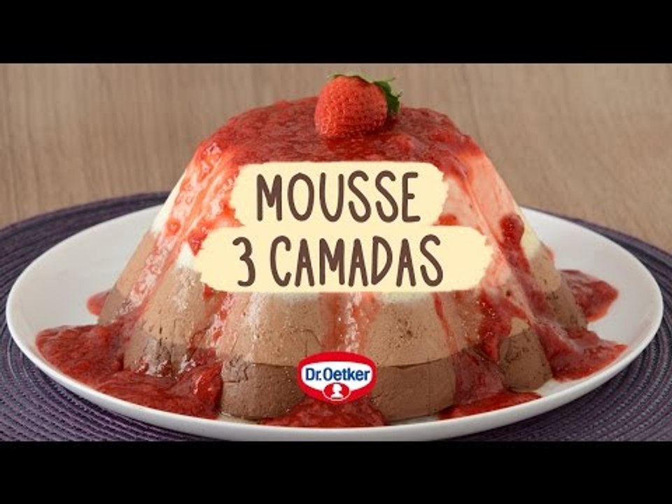 Receita: Mousse 3 Camadas