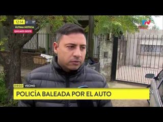 5 balazos a una mujer policía en intento de robo