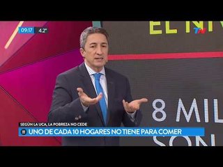 Según la UCA la pobreza no baja