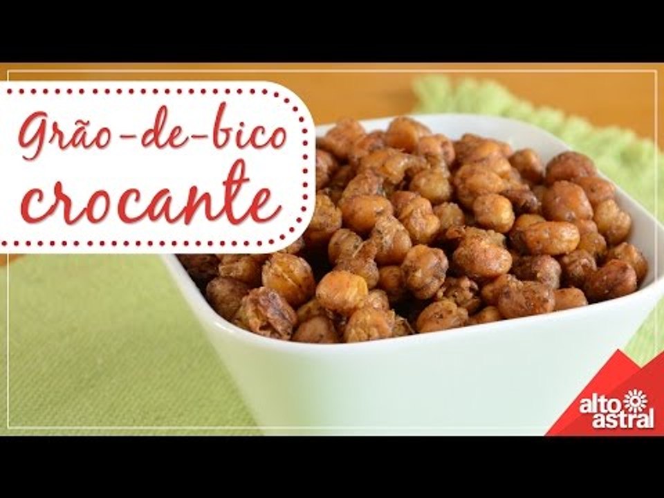 Receita: Grão-de-bico crocante