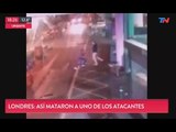 Así mataron a los atacantes en el atentado de Londres