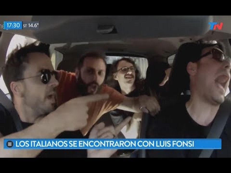 ¡Los italianos de 'Despacito' se encontraron con Luis Fonsi!
