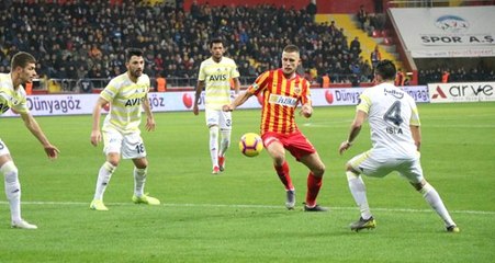 Fenerbahçe, Kayserispor'a Deplasmanda 1-0 Mağlup Oldu