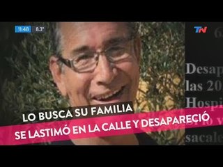 Se lastimó en la calle, fue al hospital y desapareció