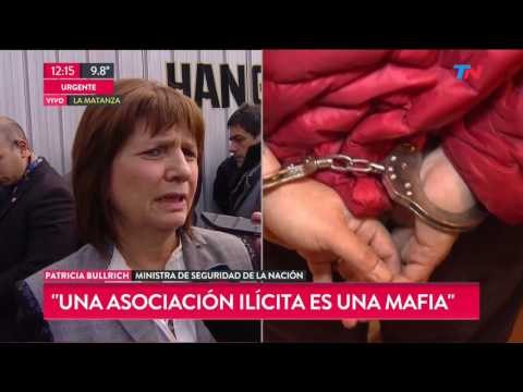 Bullrich sobre La Salada: Hay delitos de extorsión y cobro ilegal de impuestos