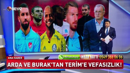 Arda ve Burak'tan Terim'e vefasızlık