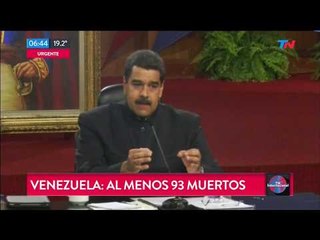 Venezuela: Al menos 93 muertos