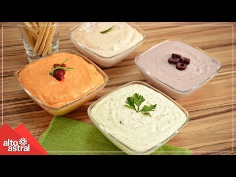 Como fazer 4 patês rápidos: calabresa, azeitona preta, presunto e tomate seco | Receita