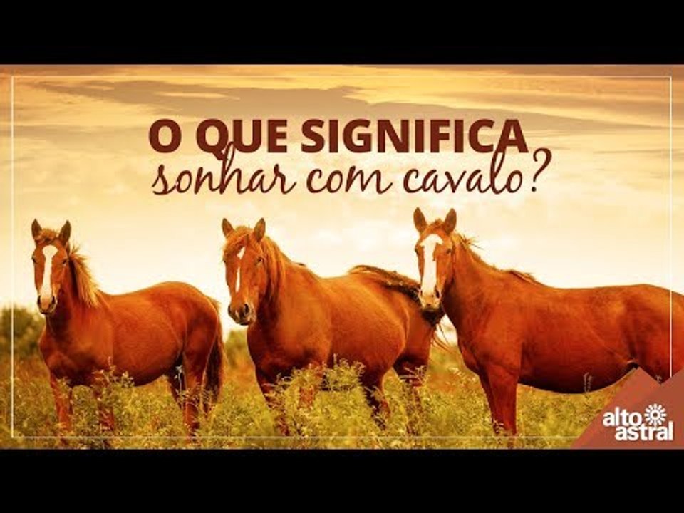 O que significa sonhar com cavalo?