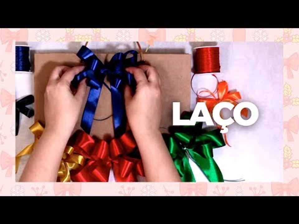 Como fazer laço para presente - DIY