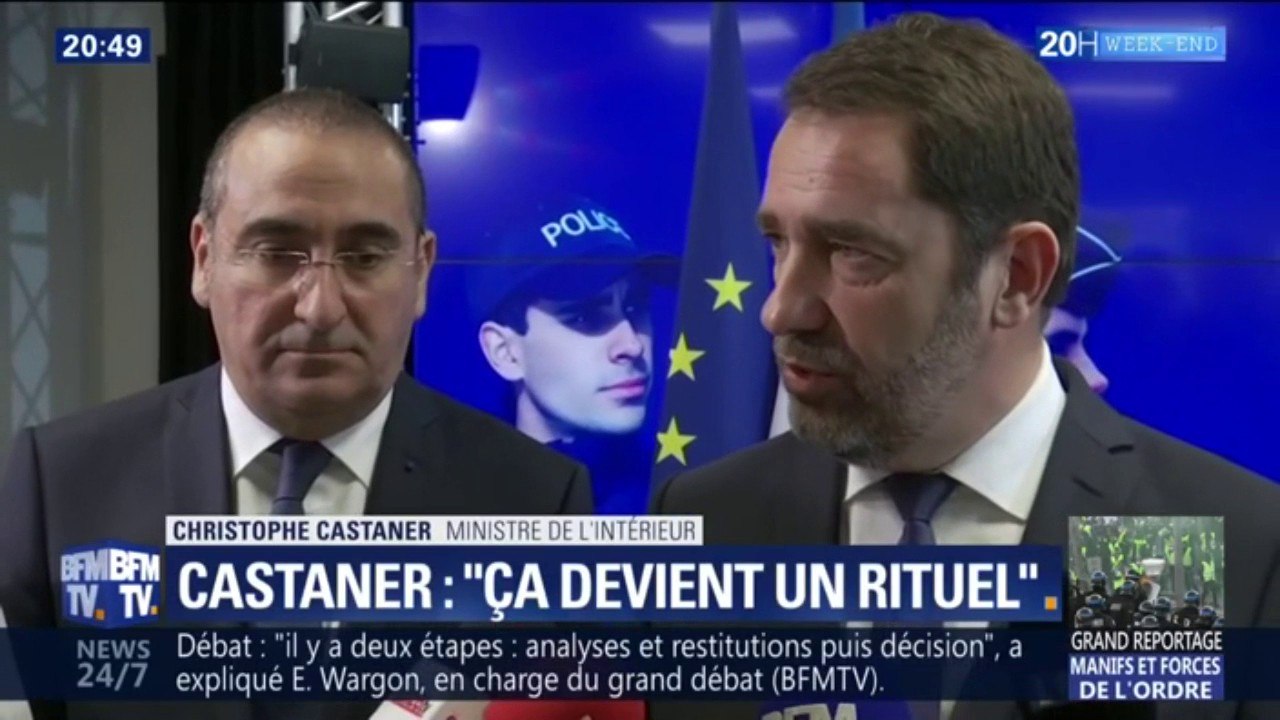 Christophe Castaner sur les gilets jaunes: "Ça devient un rituel, la manifestation du samedi"