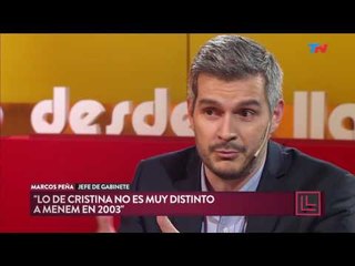 Marcos Peña: "No nos preocupa la postulación de Cristina"