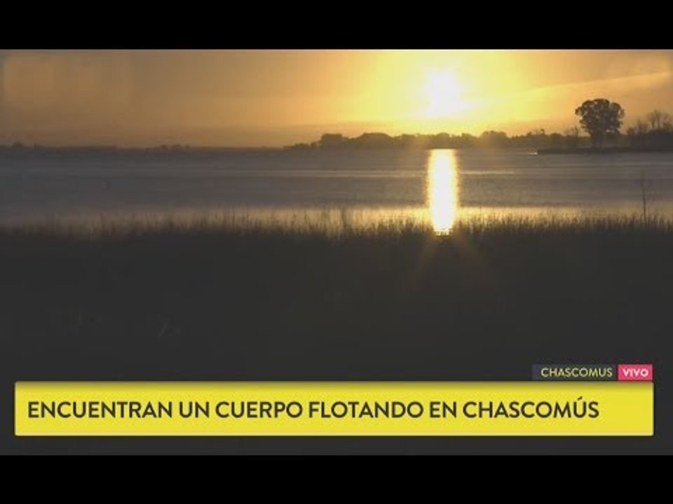 Encuentran cuerpo flotando en la laguna de Chascomús