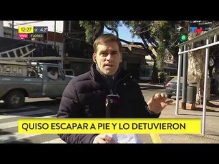 Tiene 13 años, robó y chocó en Flores