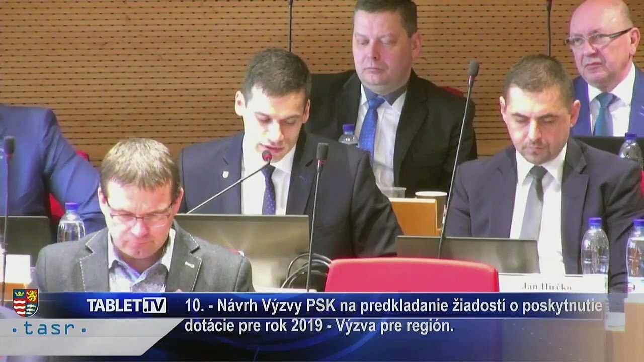 PREŠOV-PSK 11: Záznam zasadnutia Zastupiteľstva Prešovského samosprávneho kraja (PSK)