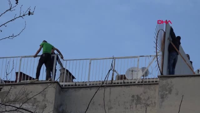 Antalya Uyuşturucu Bağımlısı Genç Çatıdan Atlamak İstedi