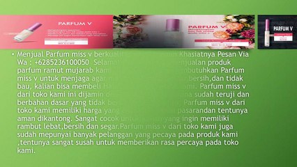 0852-3610-0050 | Produsen Pewangi Miss V Alami Di Bandung