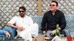 Ajay Devgan & Aditya Pancholi At Launch Of Sheesha Sky Lounge