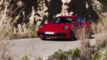 The new Porsche 911 Carrera 4S on the country roads
