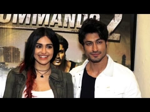 Vidyut Jamwal, Adah Sharma Film Promotion Commando 2
