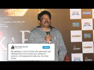 Ram Gopal Varma Finally APOLOGIZES For Offending Women