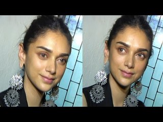 Aditi Rao Hydari Without Make Up at screening of Kaatru Veliyidai